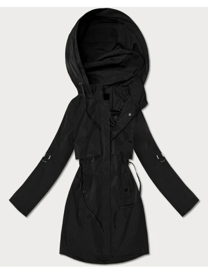 Klasyczna kurtka damska na podszewce Goodlookin czarna (B2006-1)