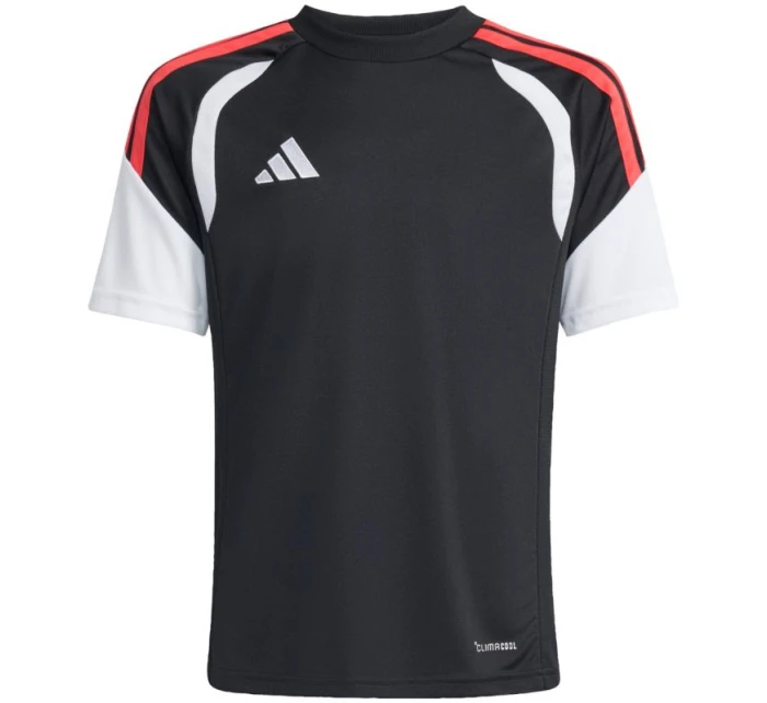 Adidas Tiro 26 League dětské tričko černá/červená KB1326 Adidas Tiro 26 League dětské tričko černá/červená KB1326