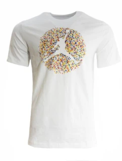 Air Jordan Flight Essentials pánské sportovní tričko bílé - FN6006-100