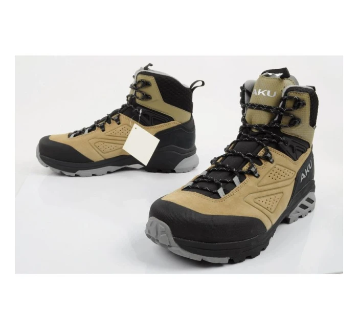 Aku pánská turistická kotníková obuv Reactive Gore-tex béžová