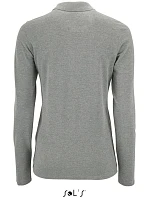 SOL'S Perfect LSL Women Dámské piqué polo s dlouhým rukávem 25.2083 grey melange SOL'S Perfect LSL Women Dámské piqué polo s dlouhým rukávem 25.2083 grey melange
