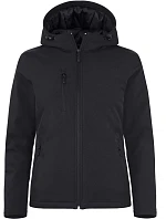 Padded Hooded Softshell Women Dámská zateplená softshellová bunda s kapucí model 22454952 black - Clique Padded Hooded Softshell Women Dámská zateplená softshellová bunda s kapucí model 22454952 black - Clique