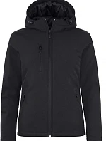 Clique Padded Hooded Softshell Women Dámská zateplená softshellová bunda s kapucí 67.0953 black