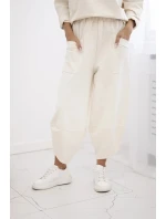 Souprava Punto Milano Winter tepláky + kalhot světle béžová Souprava Punto Milano Winter tepláky + kalhot světle béžová