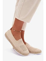 Dámské espadrilky Vinceza Béžové Dámské espadrilky Vinceza Béžové
