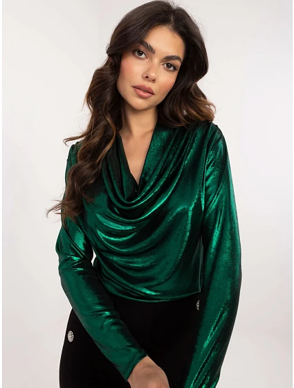 Bluzka DHJ BZ model 20606082 ciemny zielony - FPrice
