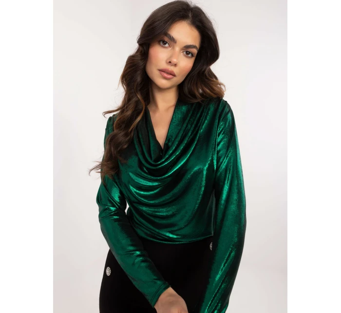 Bluzka DHJ BZ model 20606082 ciemny zielony - FPrice