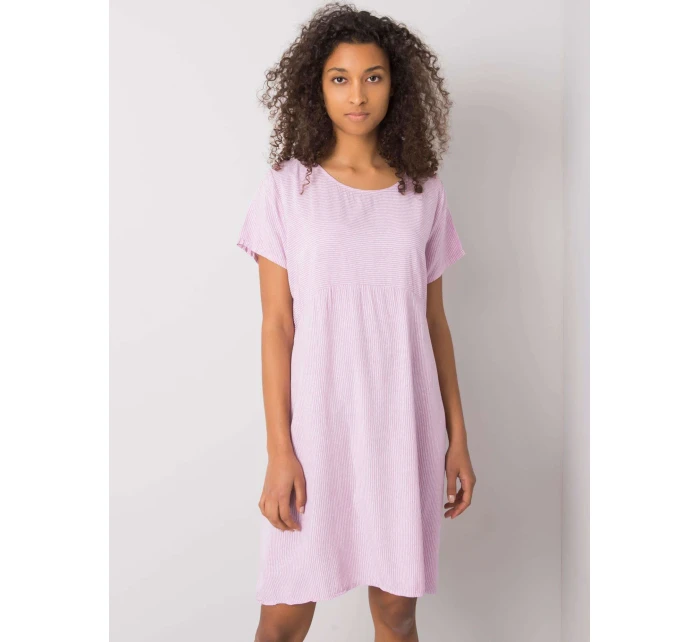 Šaty DHJ SK 20277.29P světle fialové