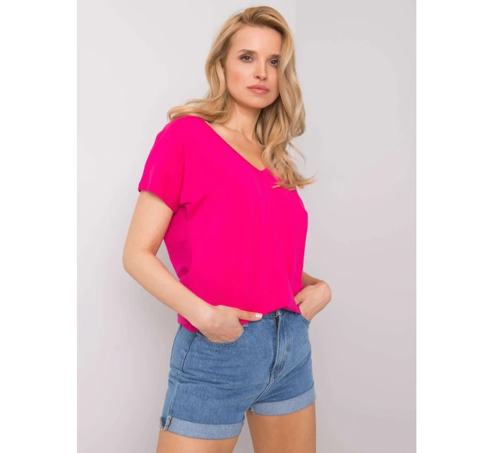 Tričko RV TS 4832.40P fuchsiová