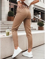 Dámské kalhoty chinos MAFRA camel FashionStreet UY1951