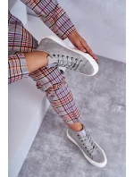 Dámské Tenisky Big Star Vysoké Zateplené Šedé model 21595899 - Big Star Shoes