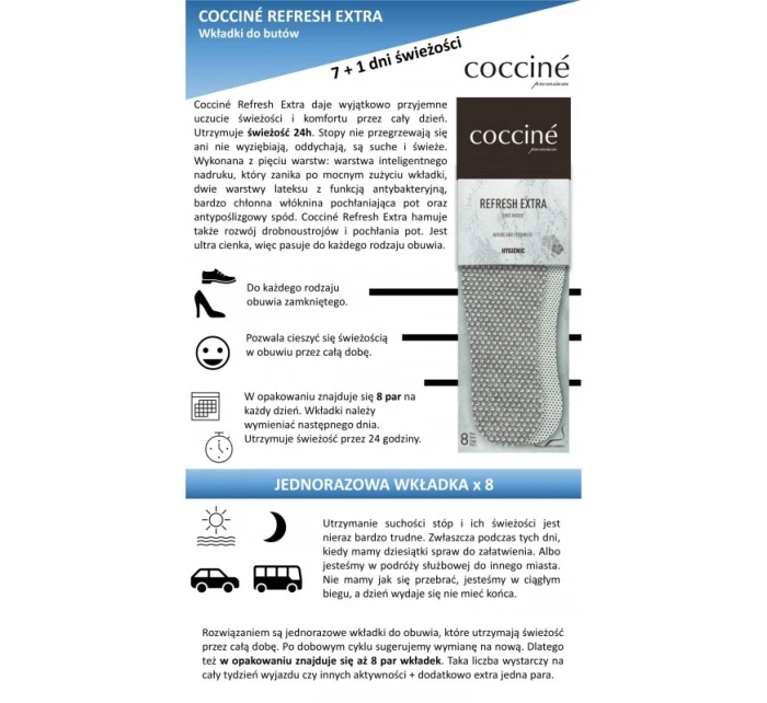 Extra vložky 8 model 21602829 - Coccine