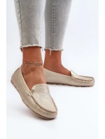 Dámské mokasíny Zlaté model 21653948 - Boto