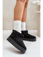 Nízké Sněhové Boty Na Platformě Big Star model 21675281 Černé - Big Star Shoes