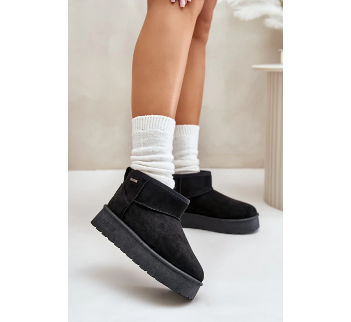 Nízké Sněhové Boty Na Platformě Big Star model 21675281 Černé - Big Star Shoes