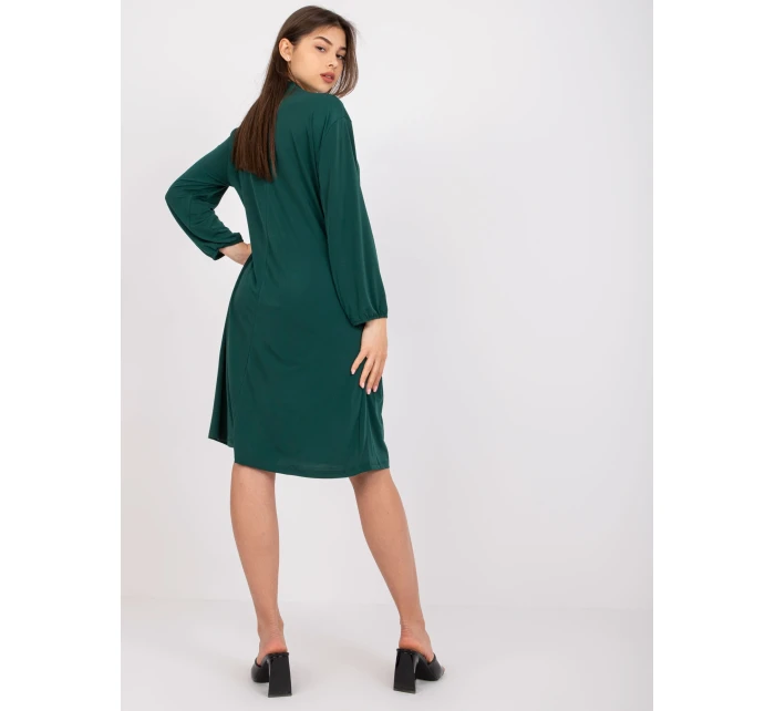Dámské šaty Dress-EM-SK-604.10P-tmavě zelená Dámské šaty Dress-EM-SK-604.10P-tmavě zelená