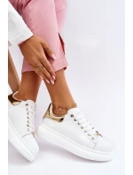 Dámská sportovní obuv GOE LL2N4011 Bílá a zlatá Dámská sportovní obuv GOE LL2N4011 Bílá a zlatá