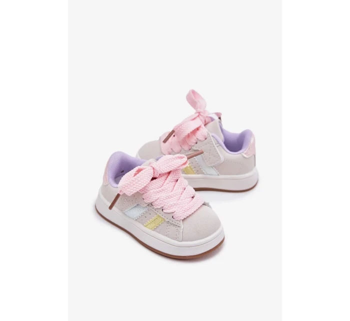 Dětské sportovní sneakers na suchý zip Celyna – multikolor