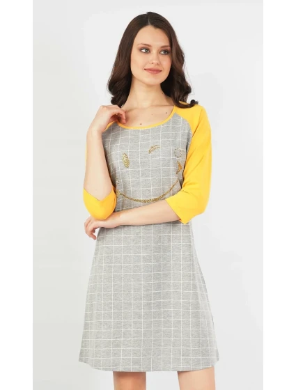 Dámská noční košile s tříčtvrtečním rukávem model 15781376 - Vienetta