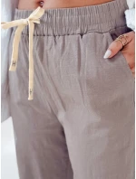 Dámské ležérní kalhoty s širokými nohavicemi BOHO DAY šedé FashionStreet UY2650