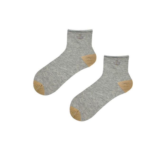 Netlačící dámské ponožky Noviti SB028 Lurex 35-42