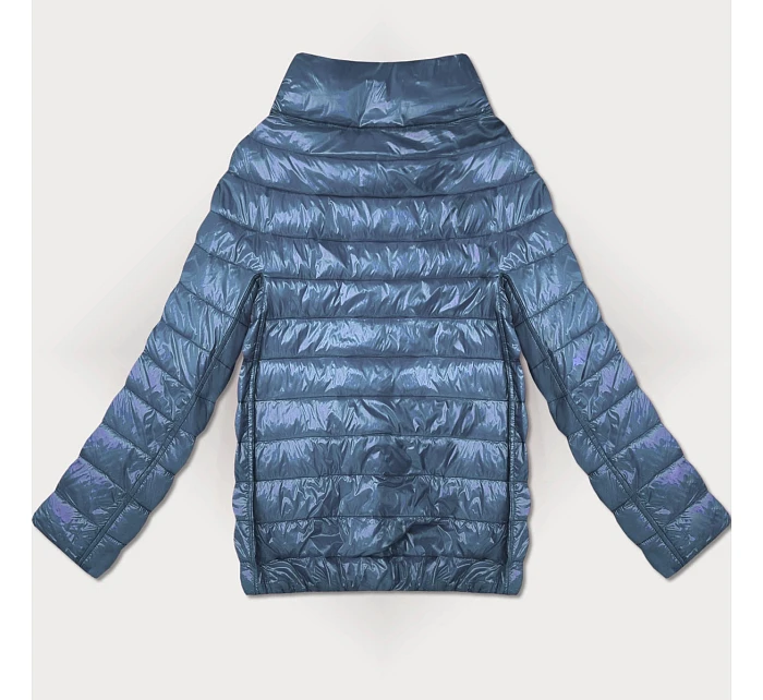 Lekko ocieplana dwustronna kurtka do bioder Goodlookin niebieska (P21-7213/7212-30S)