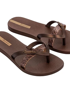 dámské žabky módní pohodlné hnědé na dámské model 22071764 - Ipanema