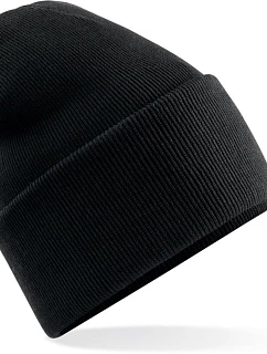 Beechfield B 40R Pletená čepice "Original" s dlouhým lemem 53.040R black