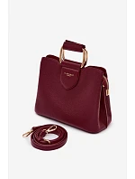 Malá kabelka z eko kůže bordó model 22111494 - Flora&Co