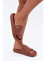 Dámské pěnové pantofle Big Star model 22339963 Hnědé - Big Star Shoes