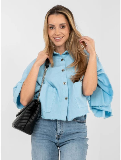 Kurtka IT KR model 21923962 jasny niebieski - FPrice Kurtka IT KR model 21923962 jasny niebieski - FPrice