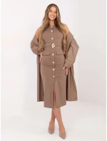 Sukienka IT SK model 21782391 ciemny bezowy - FPrice