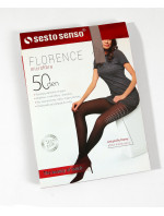 Sesto Senso Anti-celulitidní punčocháče 50 Den 3D Microfiber Florence Maroon