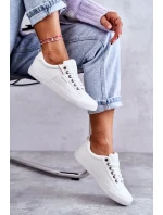 Dámské tenisky Kožené Big Star model 21251091 Bílé - Big Star Shoes Dámské tenisky Kožené Big Star model 21251091 Bílé - Big Star Shoes