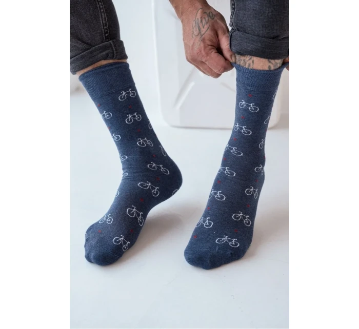 Pánské ponožky Malá kola model 20890137 - Milena Pánské ponožky Malá kola model 20890137 - Milena