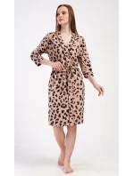 Dámský župan krátký Leopard
