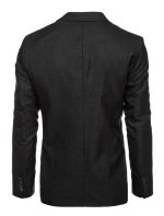 Pánské jednořadové sako černé Dstreet MX0626 Pánské jednořadové sako černé Dstreet MX0626