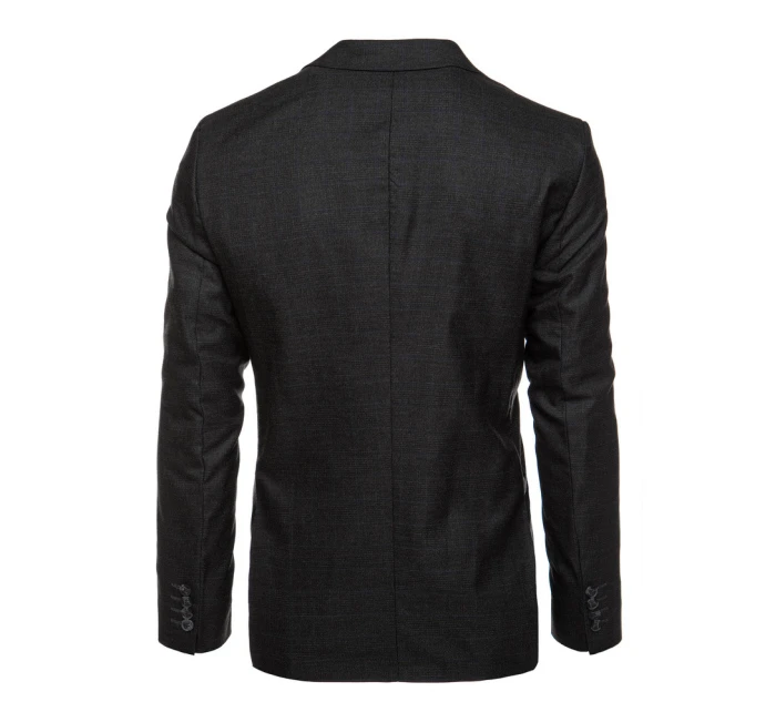 Pánské jednořadové sako černé Dstreet MX0626 Pánské jednořadové sako černé Dstreet MX0626