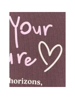 Dívčí mikina oversize s kapucí model 21815691 - 4F