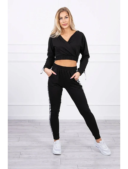 Sada s ozdobnými model 18746076 černé barvy - K-Fashion