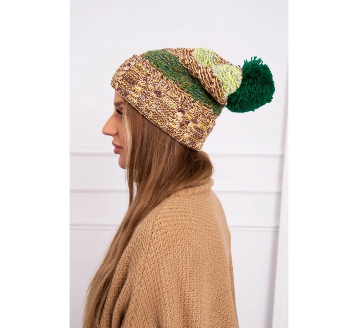 Pola fleecová čepice K267 green+yellow neon Pola fleecová čepice K267 green+yellow neon