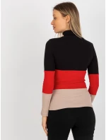 Halenka RV BZ 8465 1.86P černo-červená Halenka RV BZ 8465 1.86P černo-červená