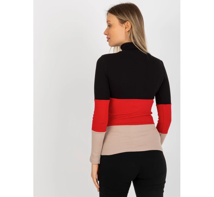 Halenka RV BZ 8465 1.86P černo-červená Halenka RV BZ 8465 1.86P černo-červená