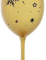 ZIMĚNKA - zlatá sklenice na víno 350 ml