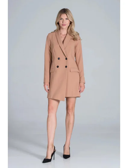 Dámské šaty M822 Brown - Figl