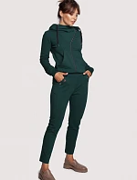 Dámské kalhoty B243 tmavě zelené - BeWear