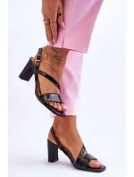 Sandály na podpatku model 178389 Step in style Sandály na podpatku model 178389 Step in style