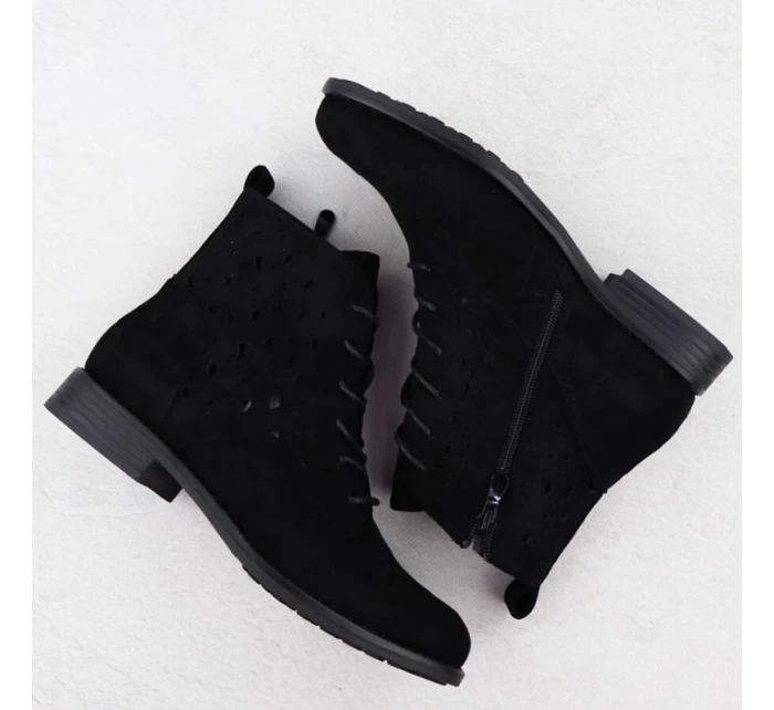 S.Barski W HY51-136 OLI284A semišové boty