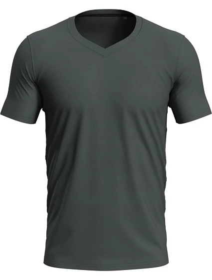 Stedman Stretch-T V-neck Pánské tričko s výstřihem do V 05.9610 slate grey Stedman Stretch-T V-neck Pánské tričko s výstřihem do V 05.9610 slate grey