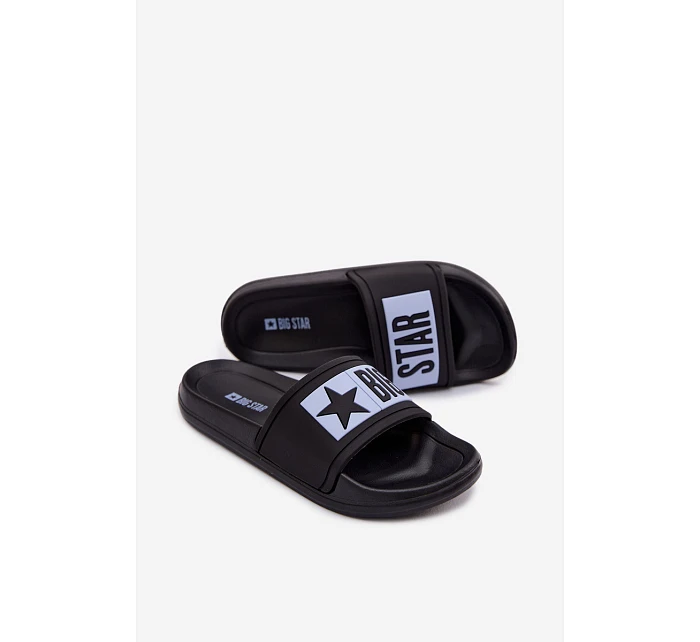 Dětské pantofle Big Star TT374A003 Černomodré Dětské pantofle Big Star TT374A003 Černomodré